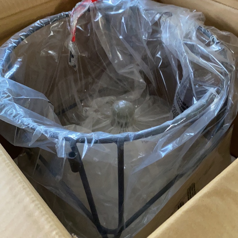 Pottery Barn Metal Wire Garden Chair Ice Bucket - Picture 5 of 7